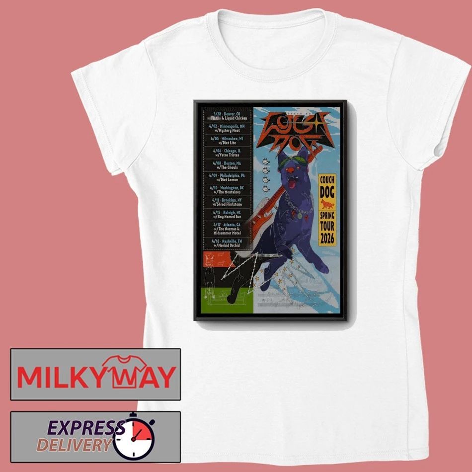 Couch Dog 2026 Spring Tour Poster shirt
