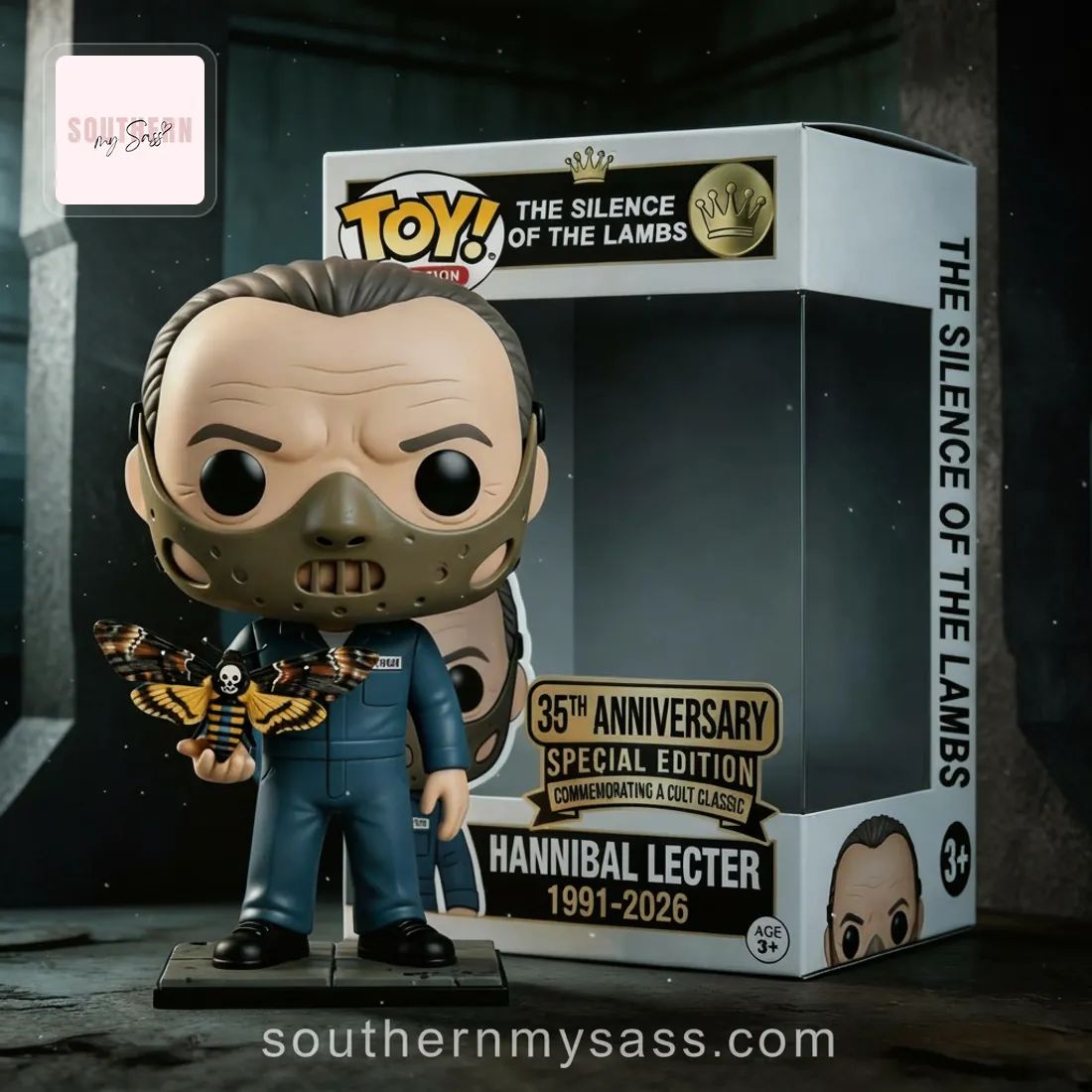 The Silence Of The Lambs Hannibal Lecter 35th Anniversary Pop Figure Doll