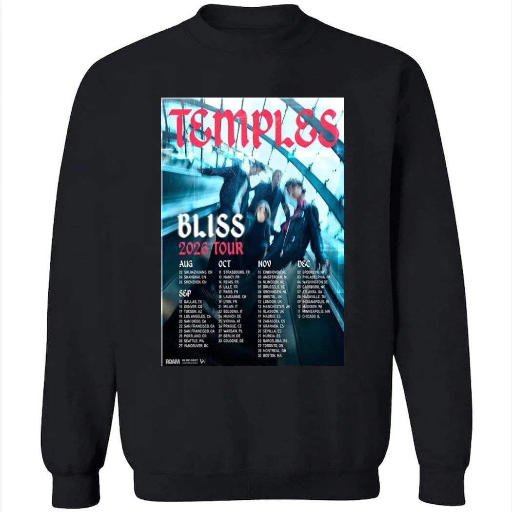 Temples Bliss 2026 Tour Poster Shirt