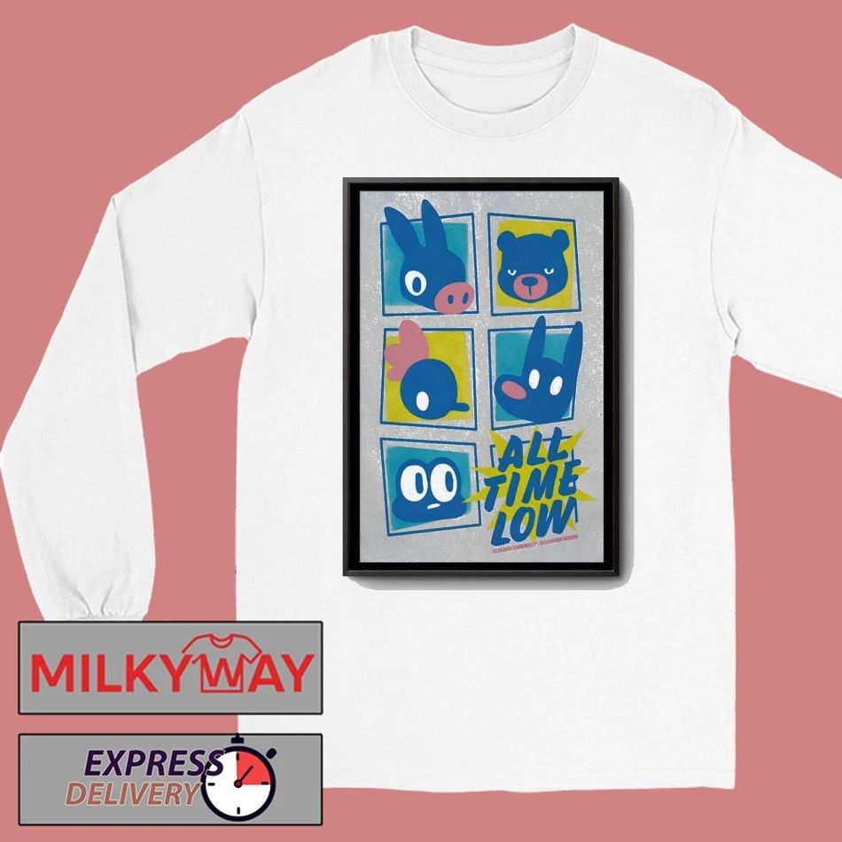 All Time Low Nov 03 2025 Detroit, MI Concert Poster shirt