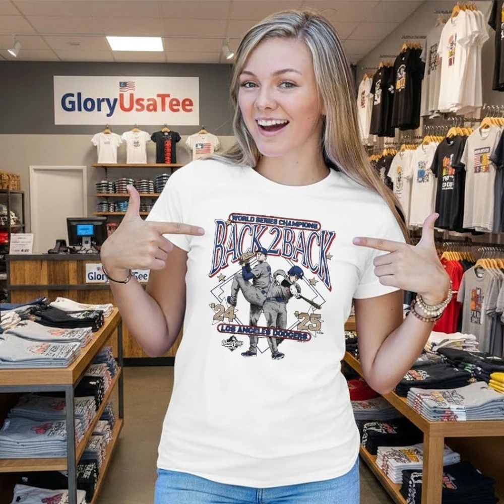 Los Angeles Dodgers Shohei Ohtani Homage Ash 2026 Gold Collection Back-to-Back World Series Champions Tri-Blend T-Shirt