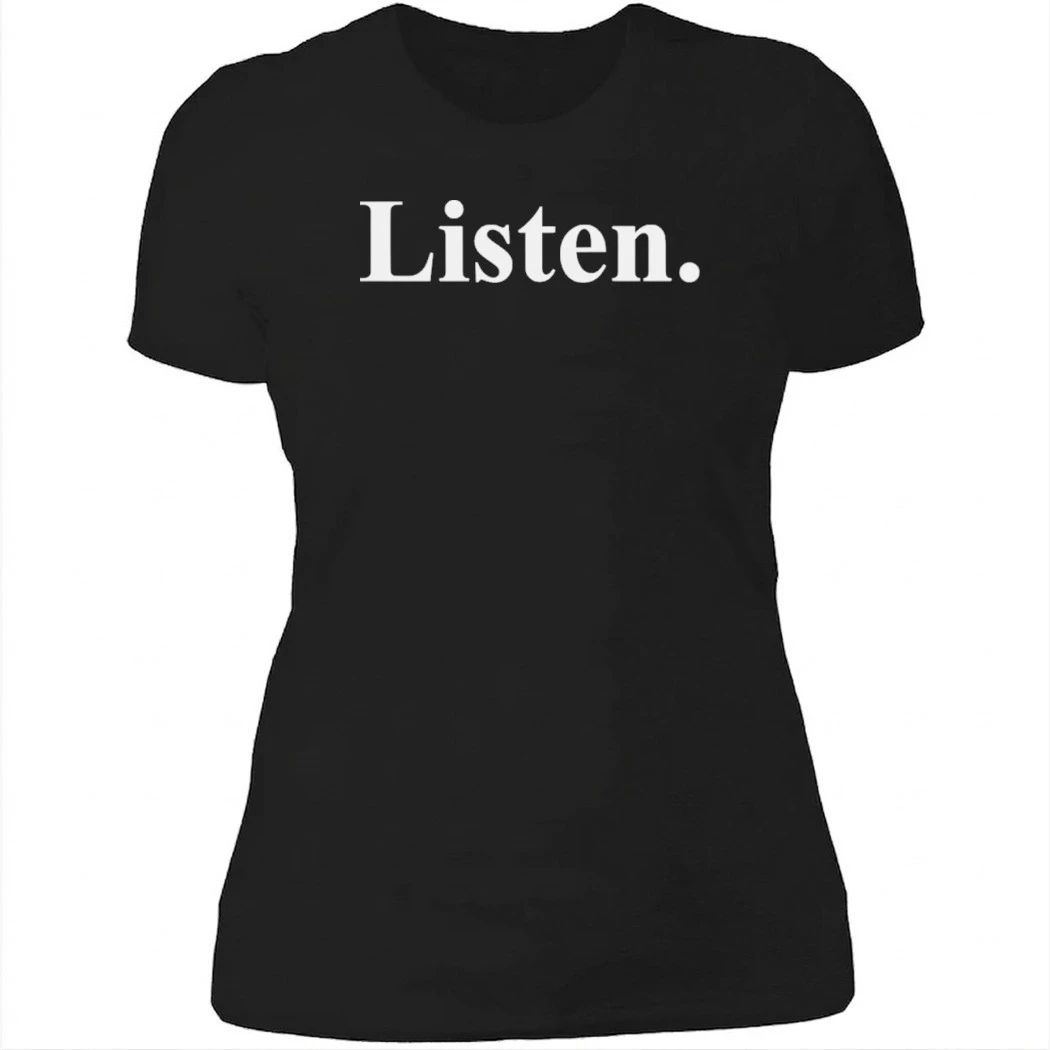 Zak Butters wearing Listen Shirt