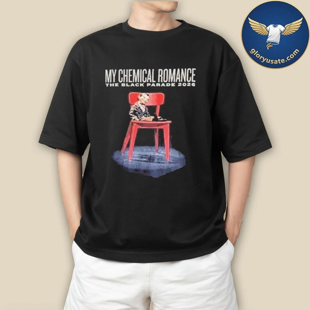 My Chemical Romance Merch Argentina Sourth America 2026 Tour At Estadio Huracan In Buenos Aires On February 1 2026 The Black Parade Shirt