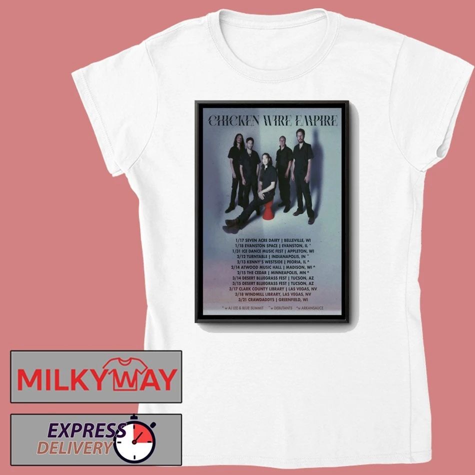 CHICKEN WIRE EMPIRE Winter 2026 Tour Poster shirt