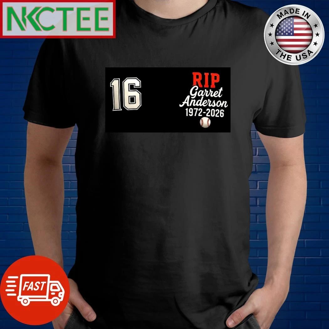 RIP Los Angeles Angels outfielder Garret Anderson shirt