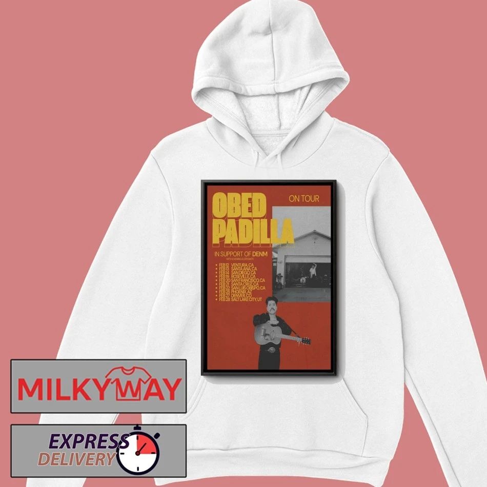 Obed Padilla On Tour 2026 Poster shirt