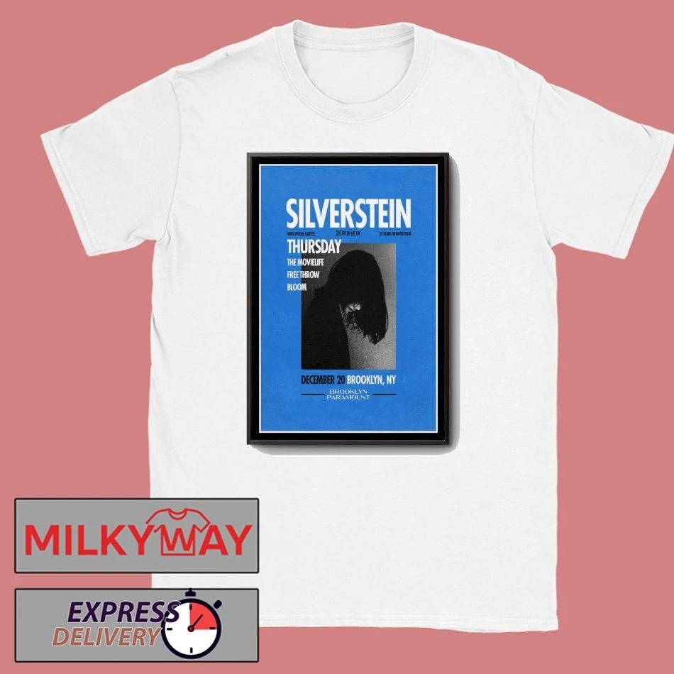 Silverstein Dec 20 2025 Brooklyn, New York Poster shirt