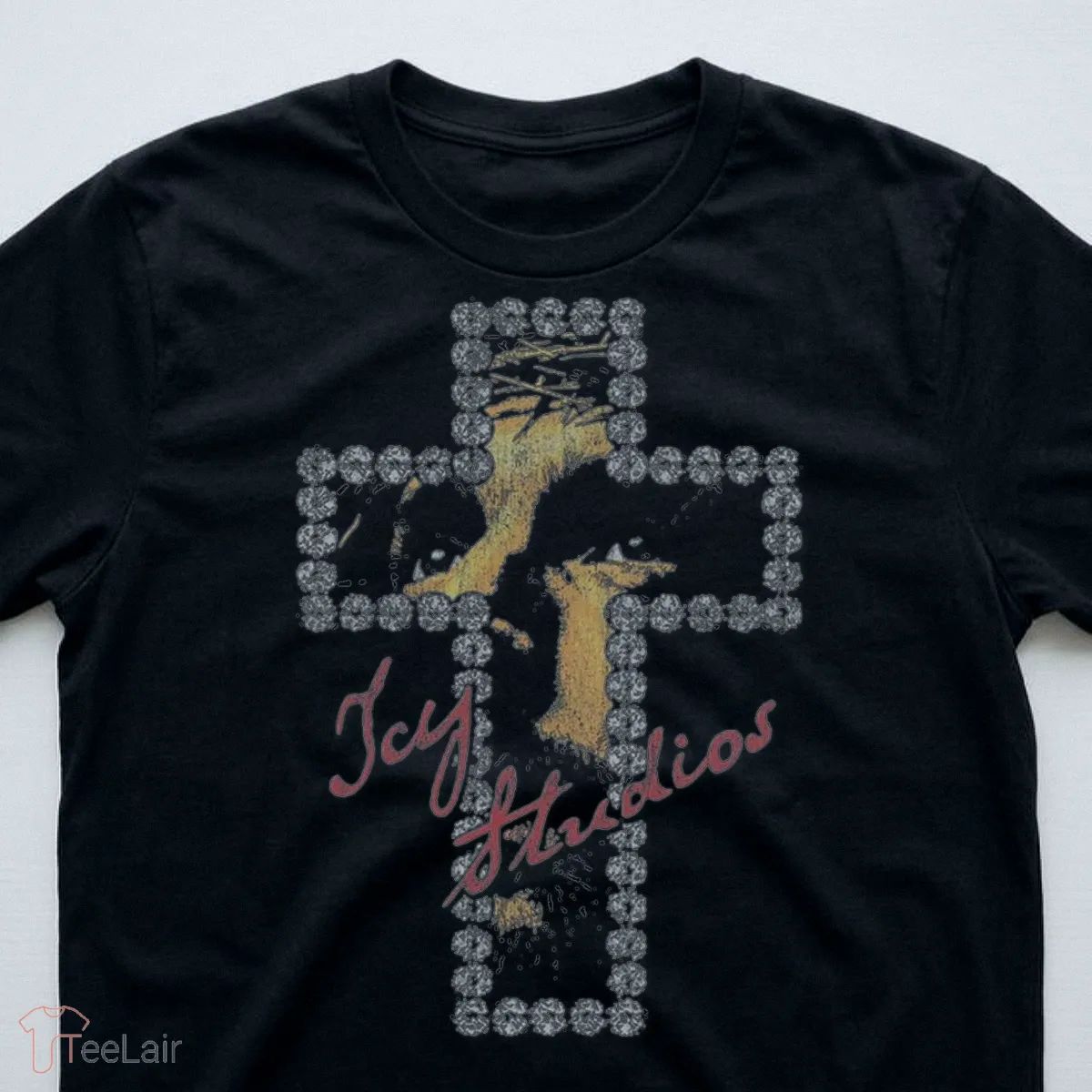 Diamond Cross Graphic T-Shirt
