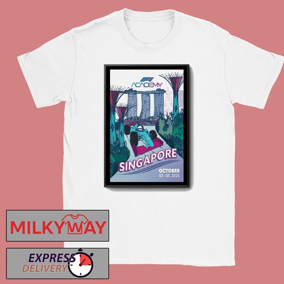 F1 Academy Singapore 03-05 October 2025 Poster shirt