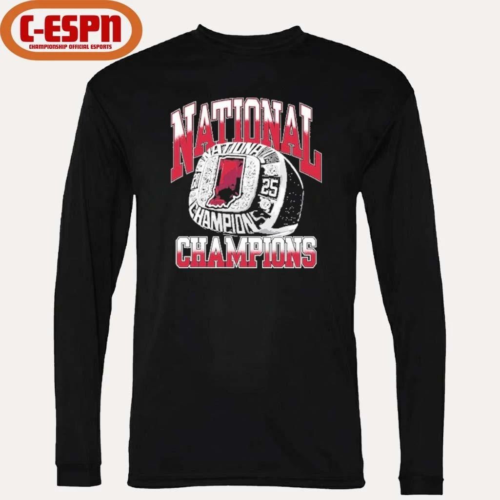 IU Football Indiana CFP National Champions Ring T-Shirt