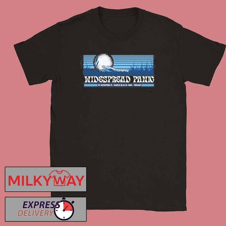 Widespread Panic St. Augustine, FL 2026 Event shirt
