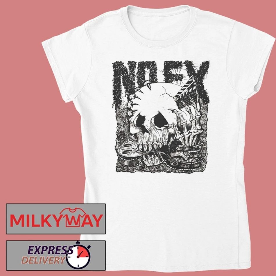 NOFX 40 Years Of Funkin’ Up Film Merch OG Film Skull Two Sided T-Shirt