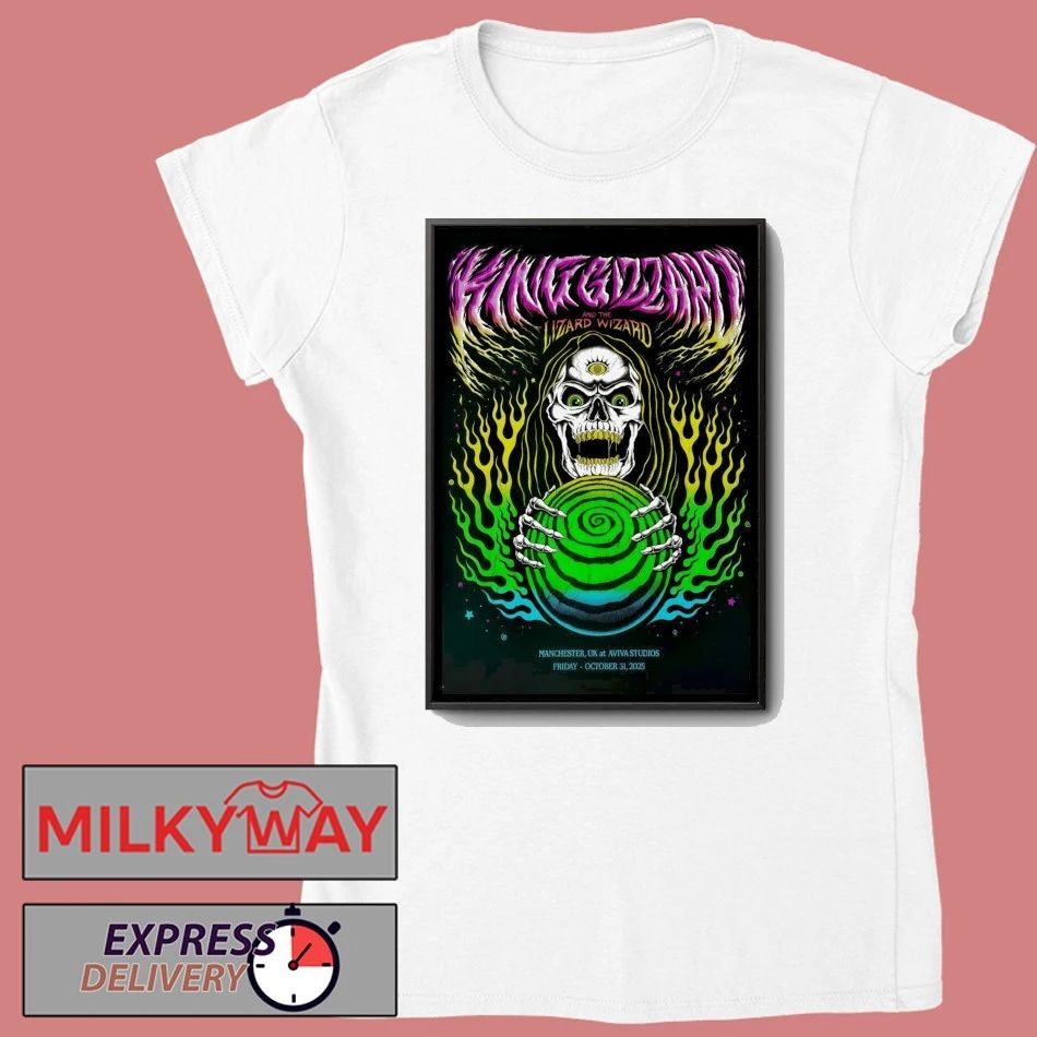King Gizzard And The Lizard Wizard Oct 31 2025 Manchester UK At Aviva Studios Poster shirt
