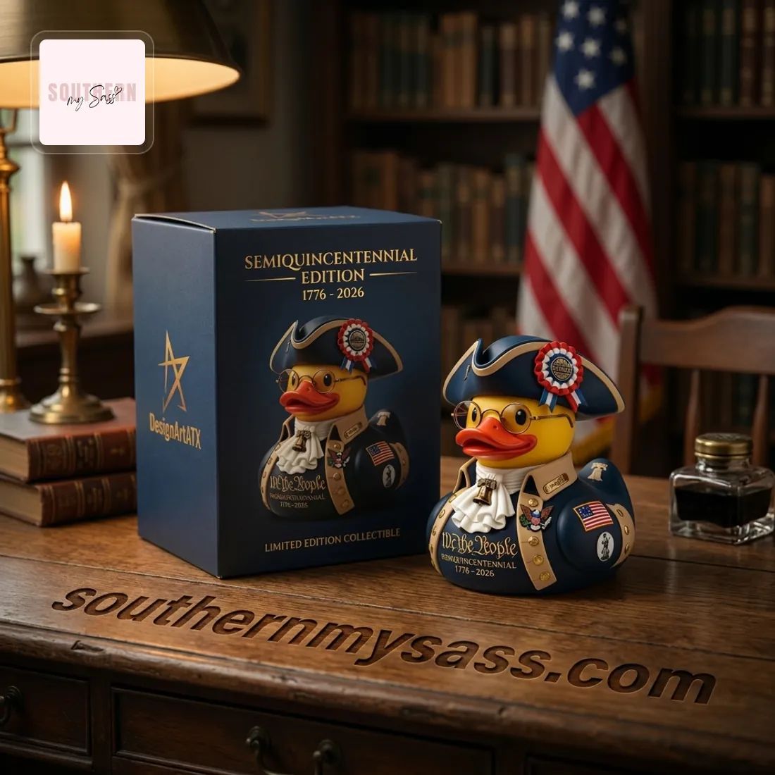 We The People 1776-2026 Semiquincentennial Edition Patriotic Collectible Rubber Duck