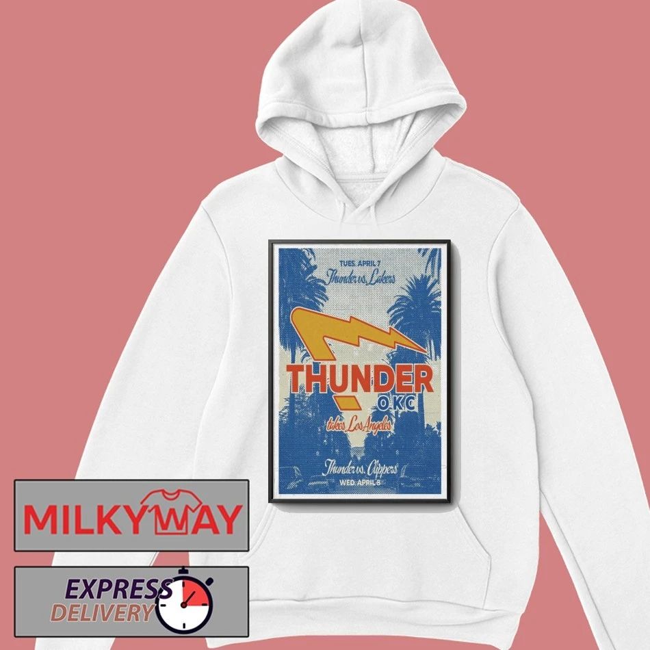 Apr 7-8 2026 Thunder Poster Los Angeles shirt