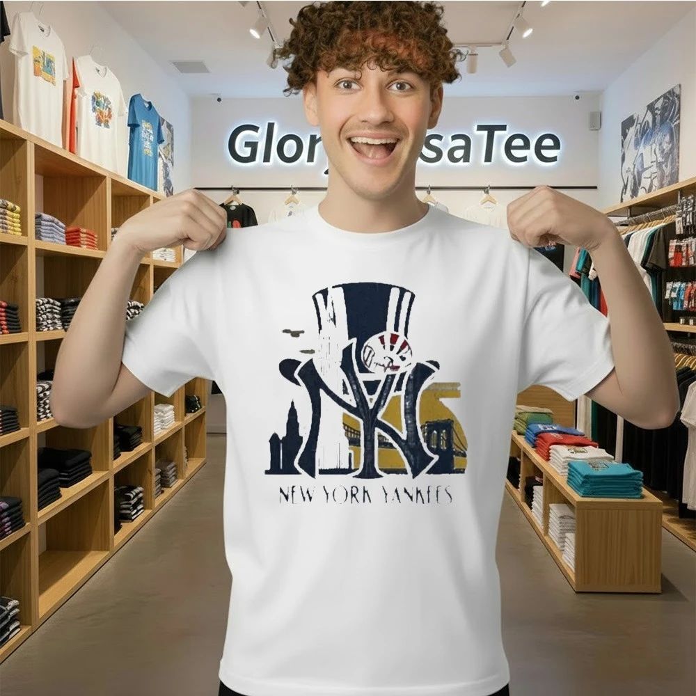 New York Yankees Uncle Sam hat skyline Shirt