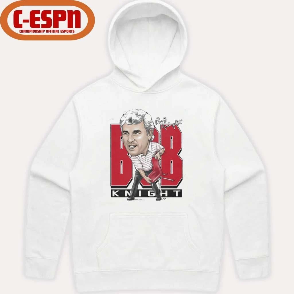 Bob Knight Chair Throw Caricature T-Shirt
