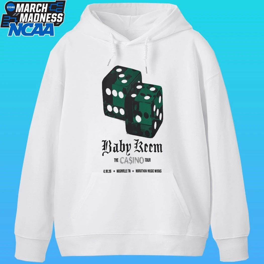 Baby Keem The Casino Tour April 18 2026 Marathon Music Works Nashville Tn Event Gig Poster Shirt