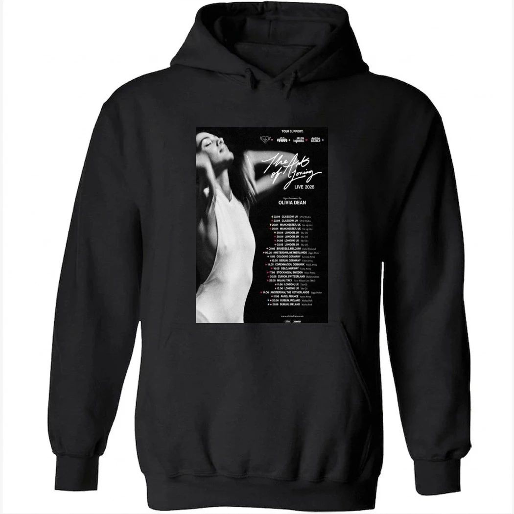 Olivia Dean Tour 2026 UK EU Poster Shirt