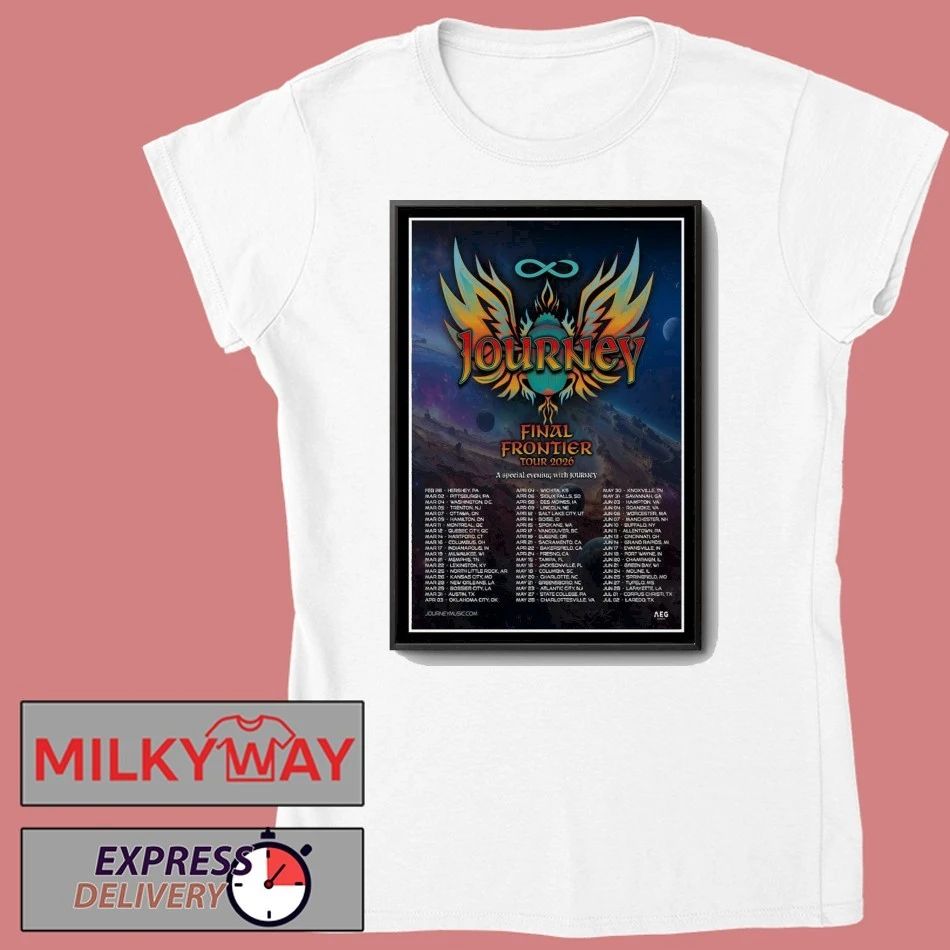 Journey Final Frontier Tour 2026 Poster shirt