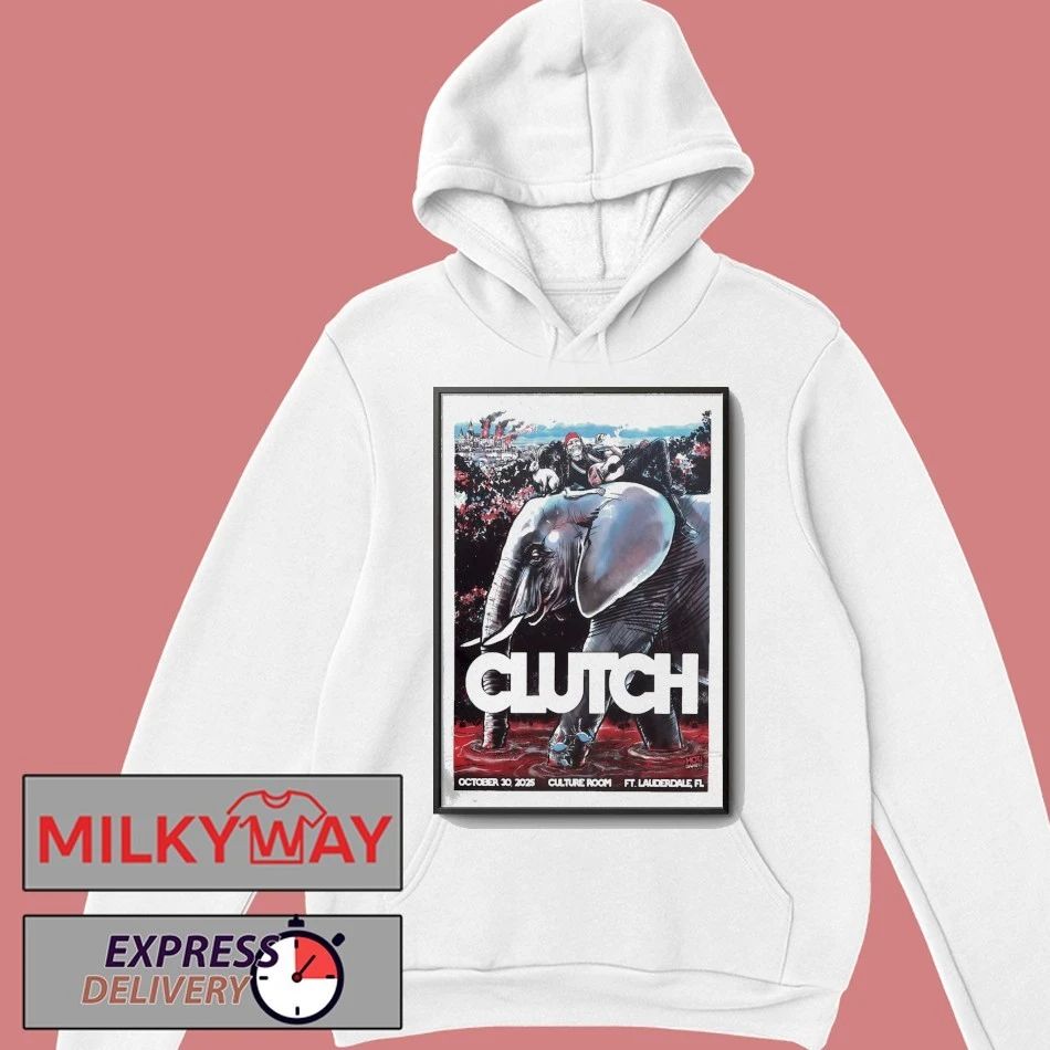 Clutch Oct 30 2025 Fort Lauderdale FL Poster shirt