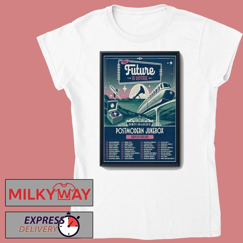 Postmodern Jukebox 2026 EU-UK Event Poster shirt