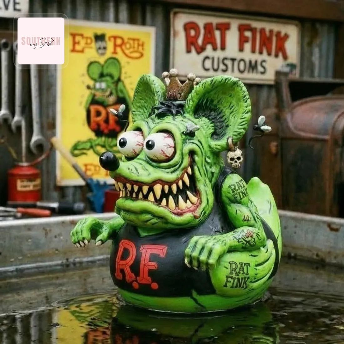 Rat Fink 63rd Anniversary Commemorative Rubber Duck