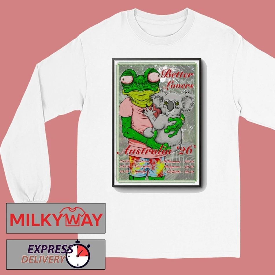 Better Lovers Australia 2026 Tour Poster shirt