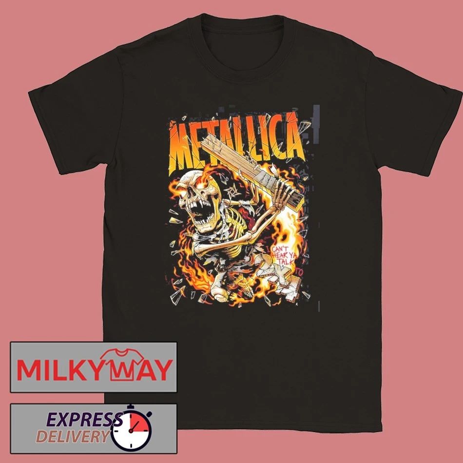 Metallica Load I Can’t Hear Ya Talk To 2 X 4 Art By Andrew Cremeans Load Series T-Shirt