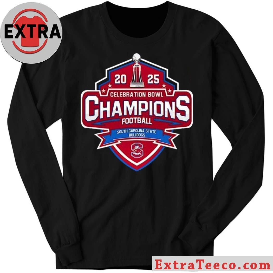 South Carolina State Bulldogs 2025 Celebration Bowl Champions South Carolina State defeated Prairie View A&M T-Shirt