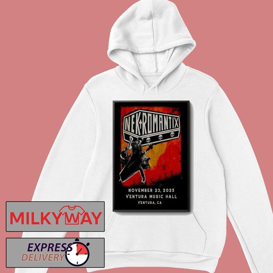 Nekromantix 11 23 2025 Ventura CA Poster shirt