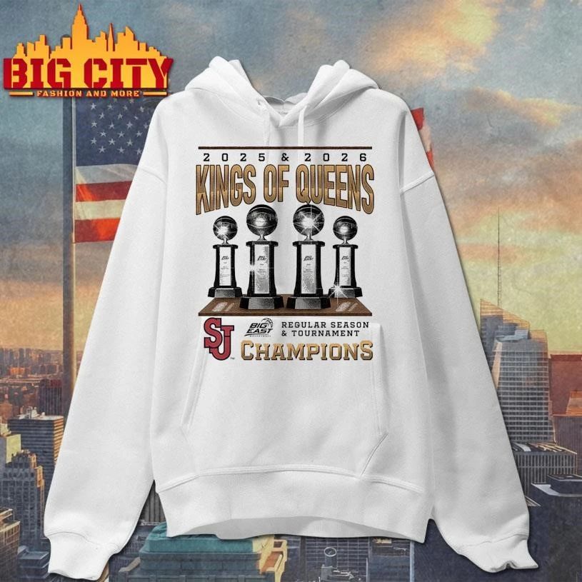 St. John’s Red Storm Big East Regular Season And Tournament Champions Graphic Shirt