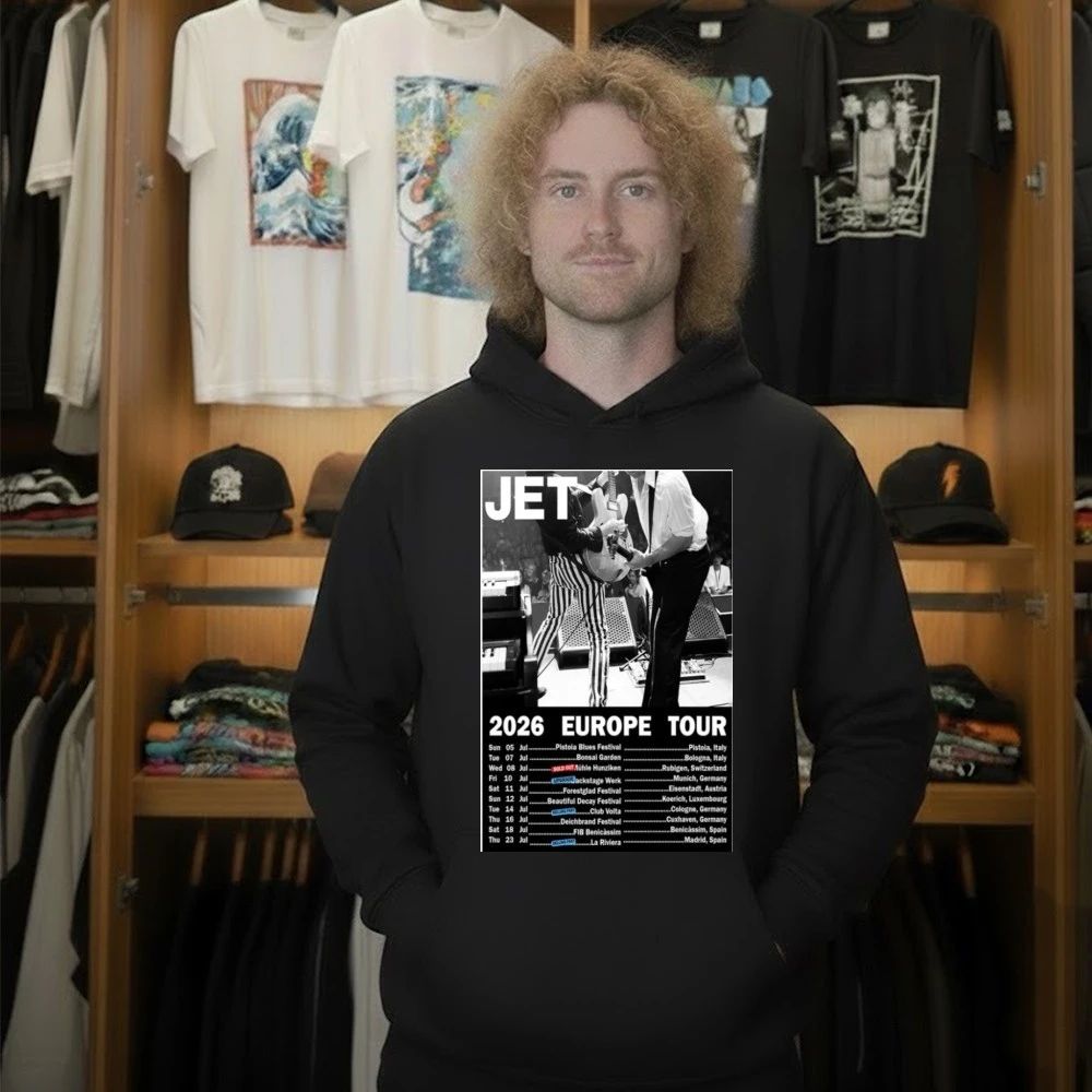 Jet Band 2026 Europe Tour Poster Shirt