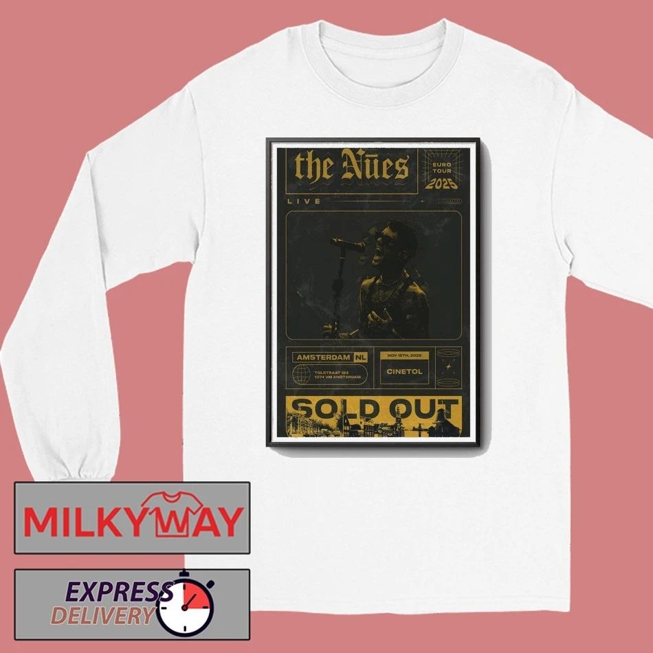 The Nūes Nov 15 2025 Amsterdam, Netherlands Poster shirt