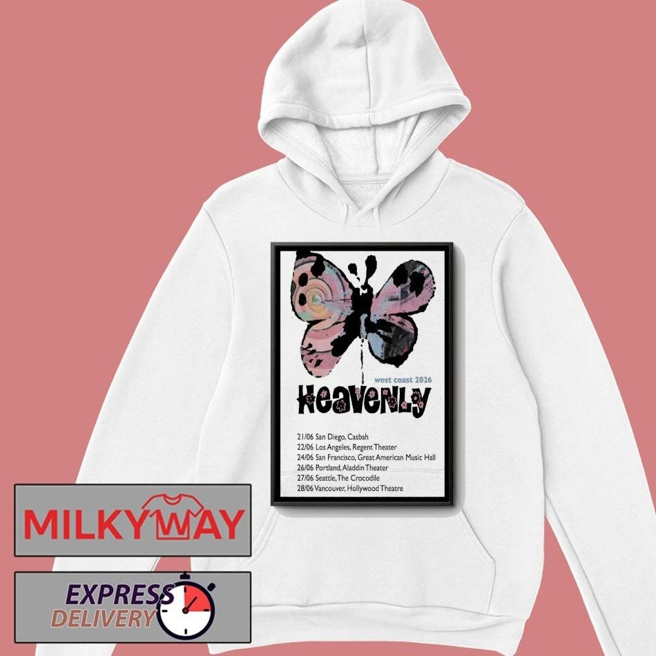 Heavenly West Coast 2026 Tour Poster shirt
