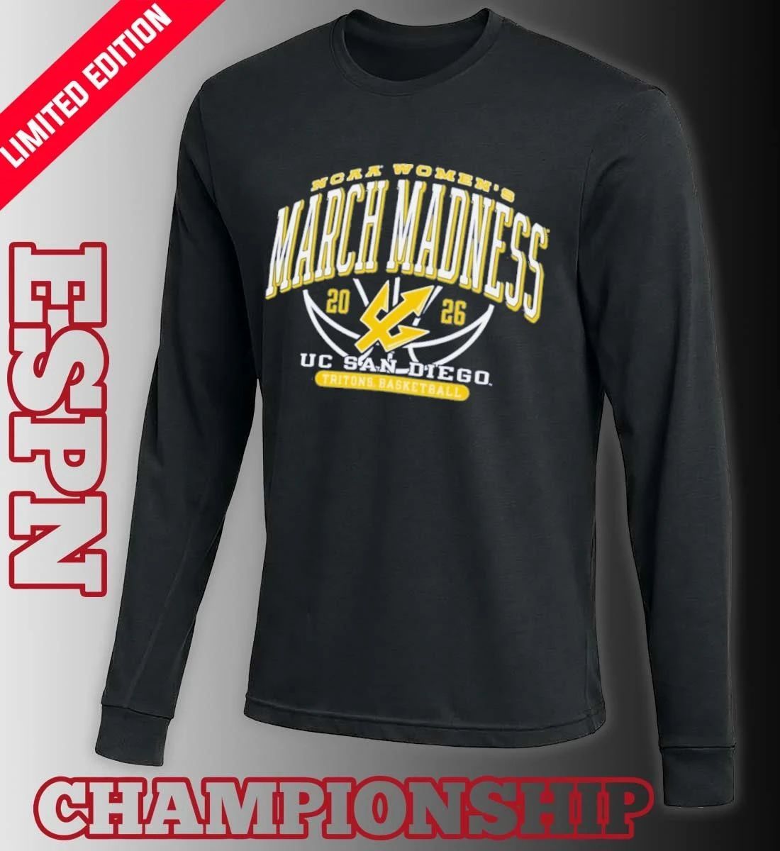 UC San Diego Women’s Basketball NCAA March Madness T-Shirt