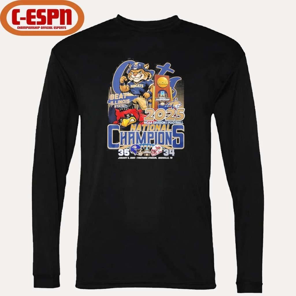 Montana State Beat Illinois State FCS National Champions Score Shirt