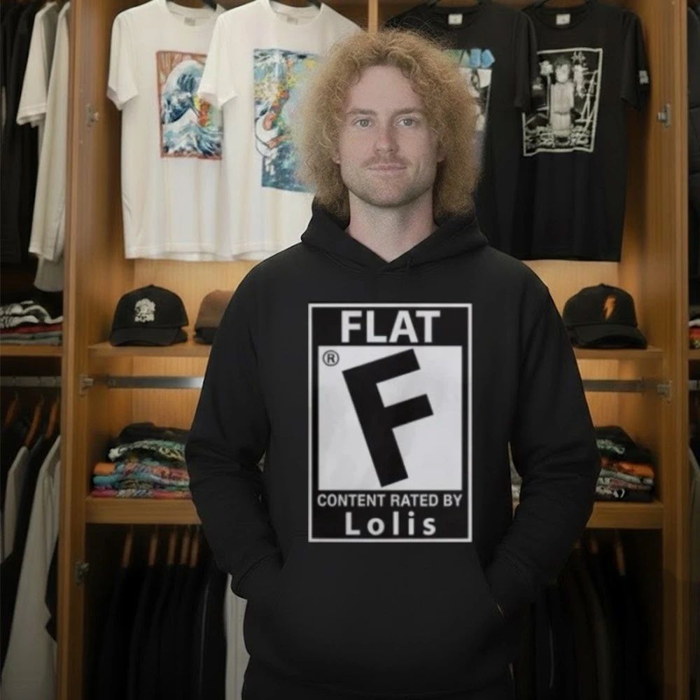 Flat Content Rated by Lolis Shirt