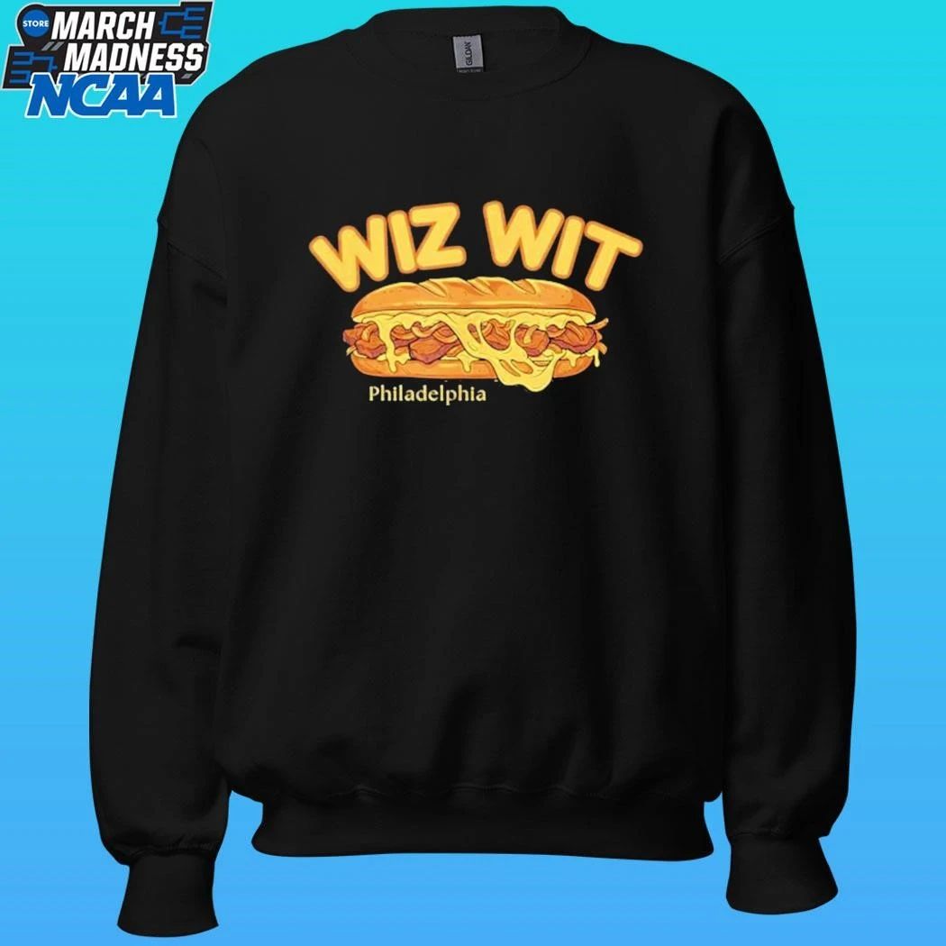 Wiz Wit Philly Cheesesteak Philadelphia Foods Parody T-shirt