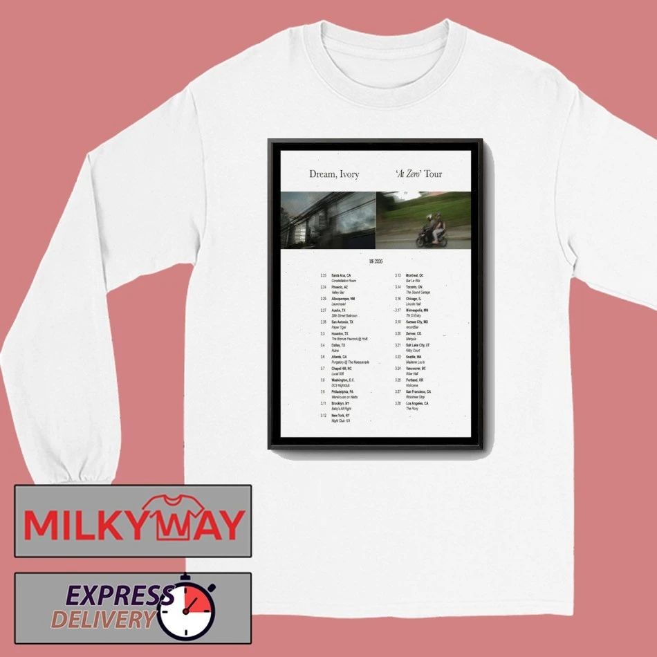 Dream Ivory At Zero US 2026 Poster shirt
