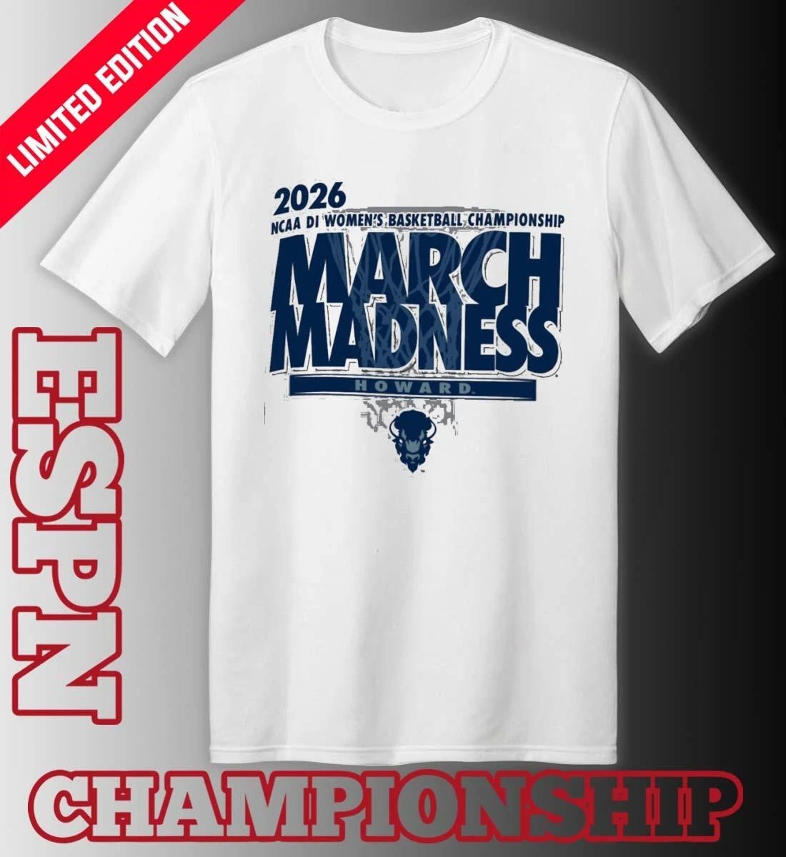 Howard Women’s Basketball Single Team 2026 NCAA March Madness Shirt