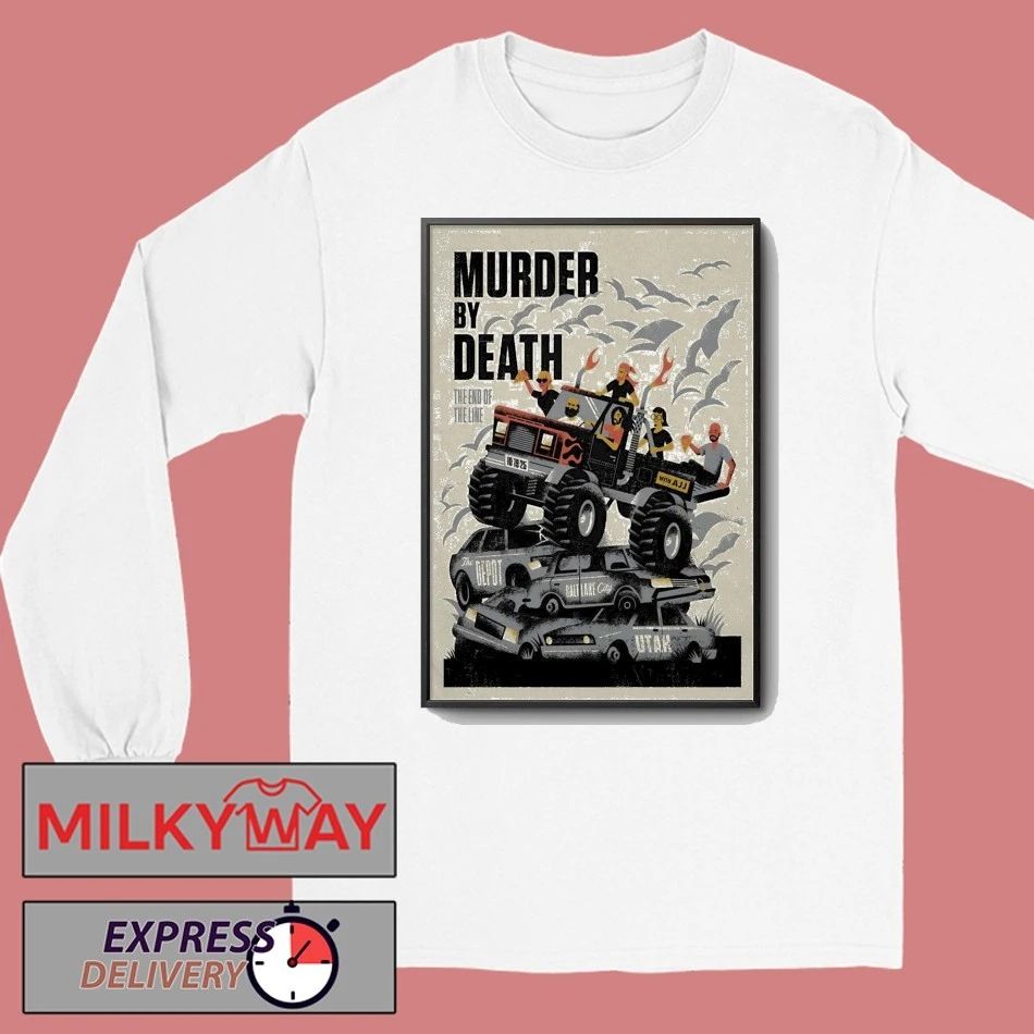 Murder By Death Salt Lake City UT, October 19 2025 Poster shirt
