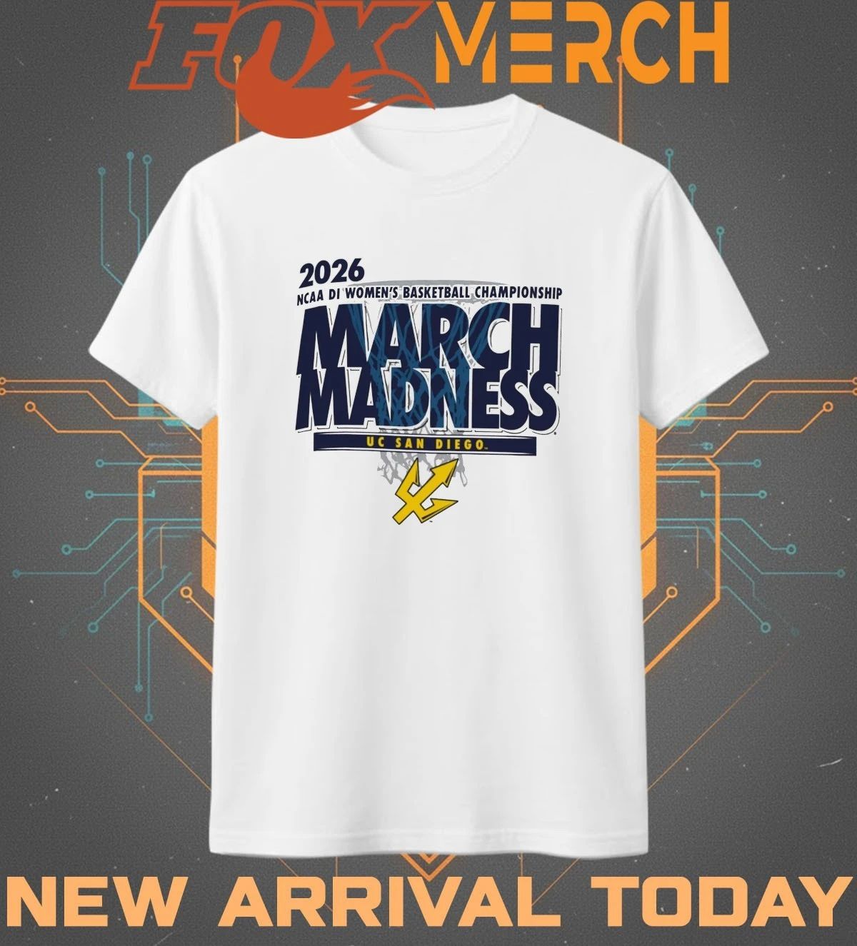 UC San Diego Tritons 2026 NCAA DI Women’s Basketball Championship March Madness shirt