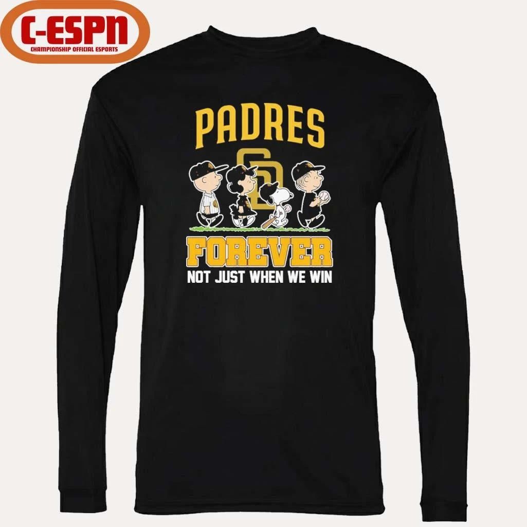 The Peanuts Characters Forever X San Diego Padres Shirt