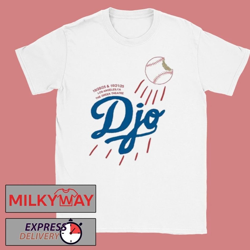 DJO w Post Animal Oct 20, 2025 Los Angeles, CA Tour shirt