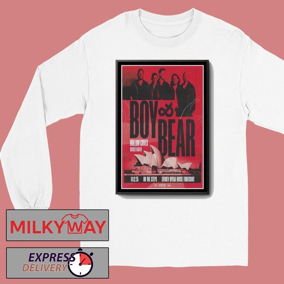 Boy Bear Sydney Opera House Forecourt Poster shirt