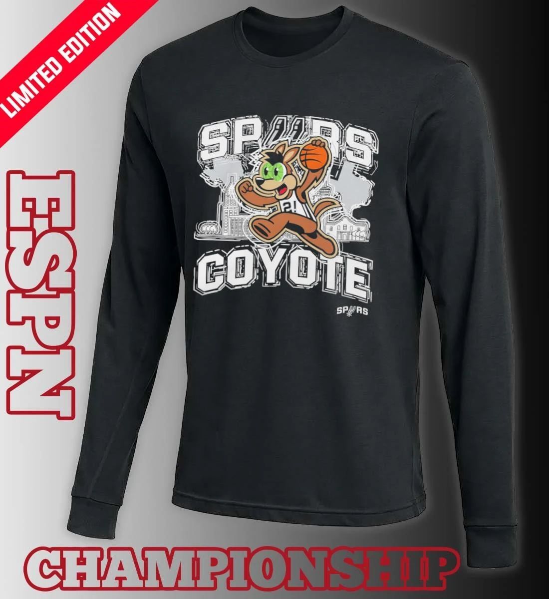 San Antonio Spurs Mascot City Elementized T-Shirt