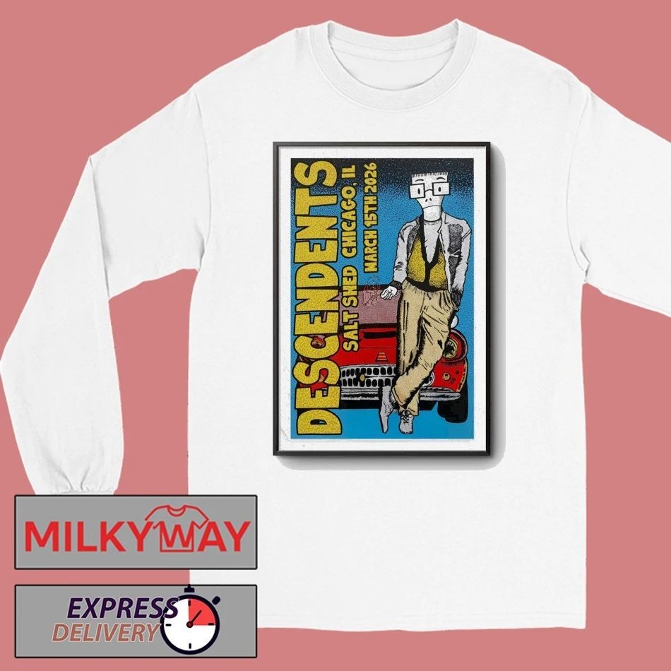 Descendents Chicago IL On Mar 15 2026 Tour Poster shirt