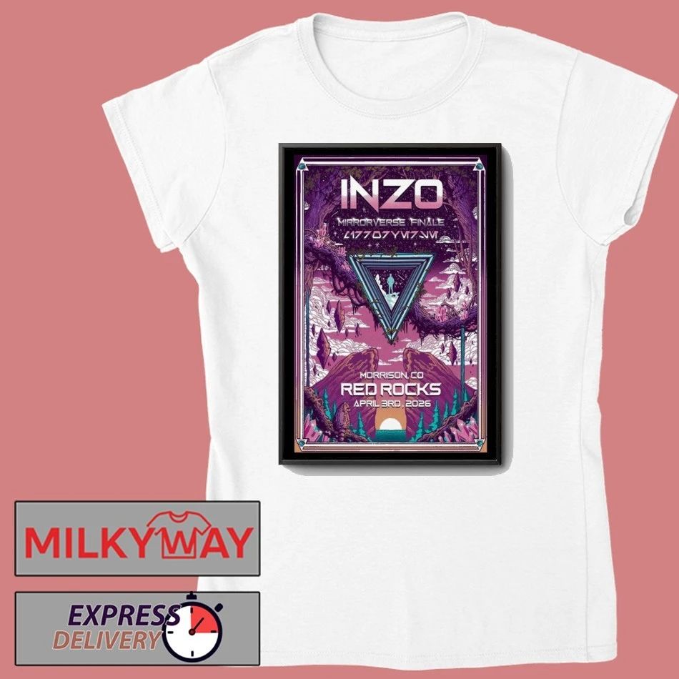 INZO April 3, 2026 Red Rocks Amphitheatre, Morrison, CO Poster shirt