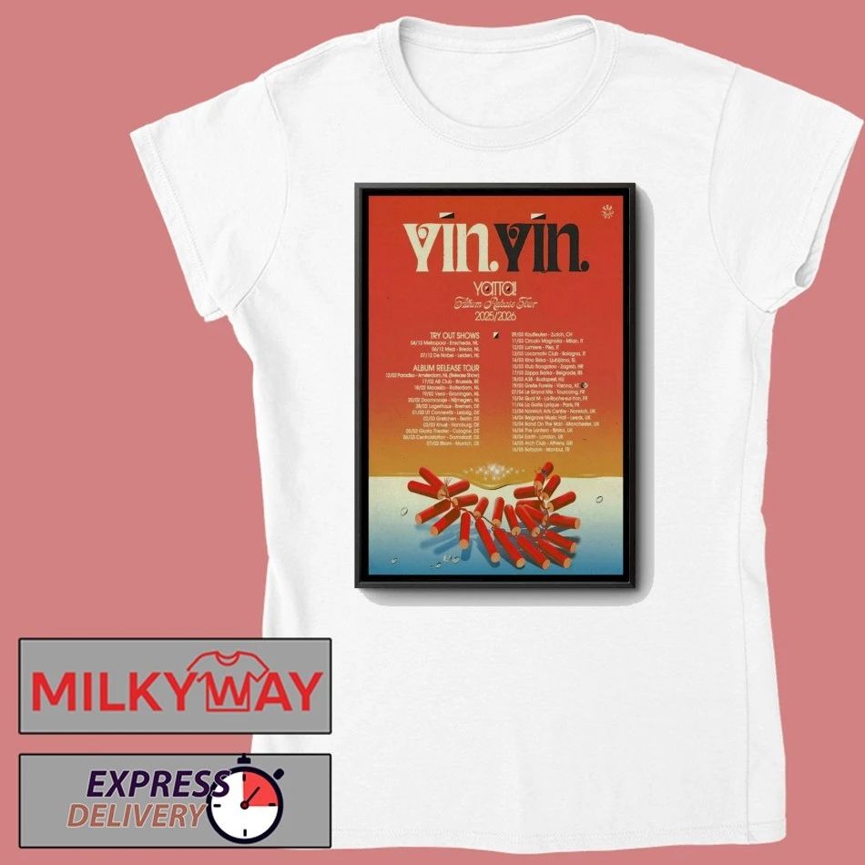 YĪN YĪN The Album Release Tour 26 Poster SHIRT